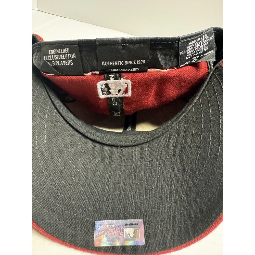 Arizona Diamondbacks‎ New Era On Field Maroon Fitted Sz 7 1/8 Cap MLB